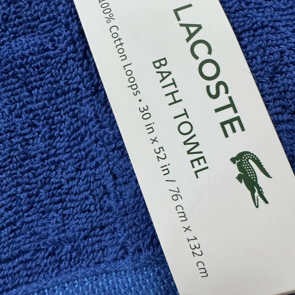 LACOSTE Bath Towel 100% Cotton 30
